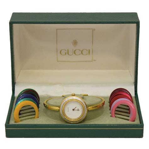 gucci interchangeable bezel watch